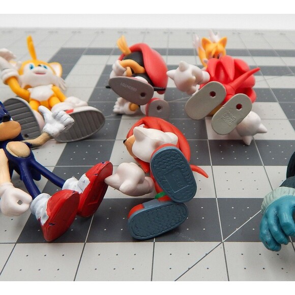 Sonic The Hedgehog Figures Mixed Lot of 10 Sega Jakks Cake Toppers - Picture 8 of 13